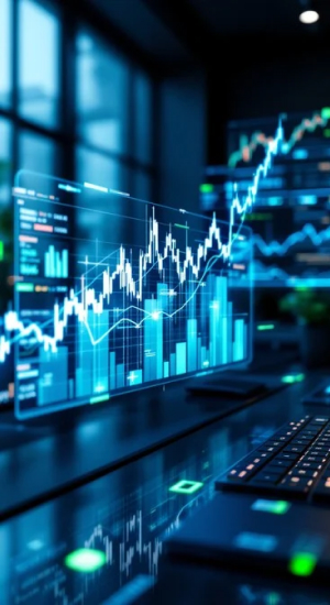 Students learning trading